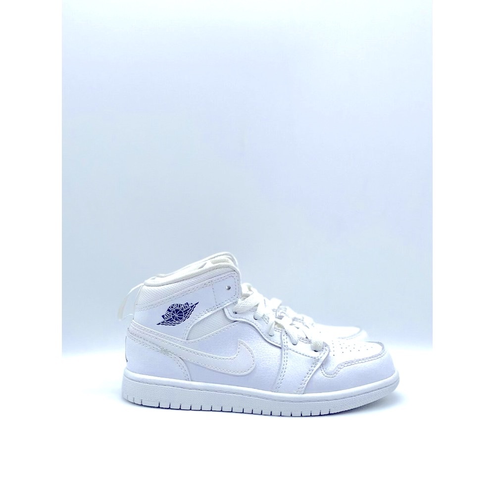 Jordan 1 Mid Bp White Cool Grey Size 13c 640734-102‎ NWB